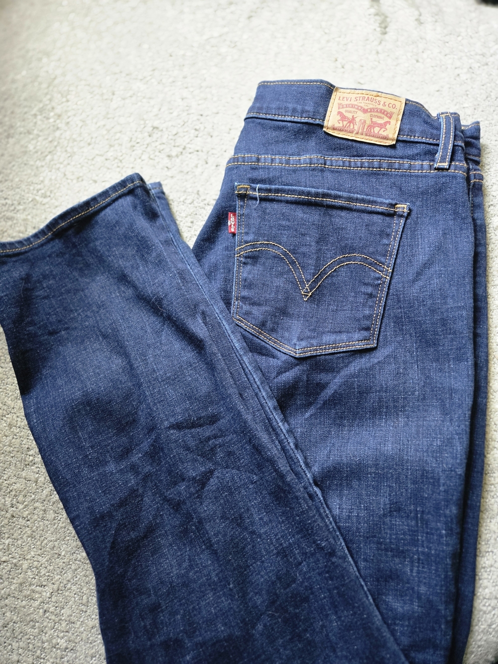 Levi's Womens's Dark Blue Slim Straight Jeans